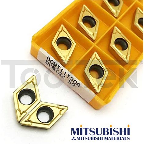 PLACCHETTE INSERTO UTENSILI TORNIO INSERTI 10pz ROMBOLATO DCMT11T308
