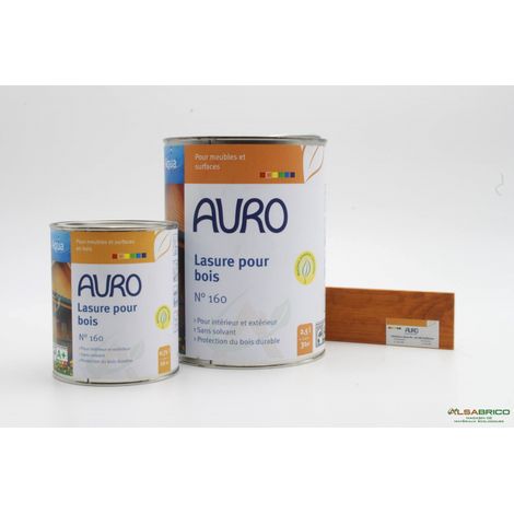Lasure pour bois n°160 AURO, Brun Clair - (1/3)