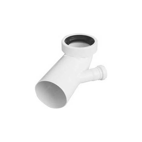 COURBE BLANCHE WC RACCORDEMENT VERRE SX VALSIR Dimensions : Diam. 110 / 50