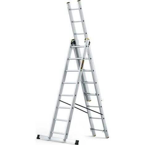 Drabest Aluminium-Anlegeleiter PRO, 150 kg, 8 Stufen (1/5)