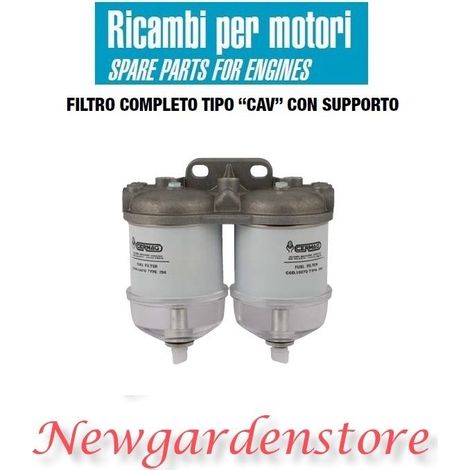 Filtro doppio CAV 296 11838 motore FENDT FORD LANDINI passo 1/2x20 UNF