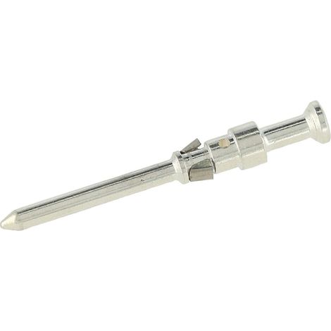 HARTING D-Crimpkontakt Kontaktstift (M) 0,14mm² - 0,37mm² AWG26 - AWG22 silber, 1 Stück Werkstoff Kupferlegierung - 1 Stück (1/2)