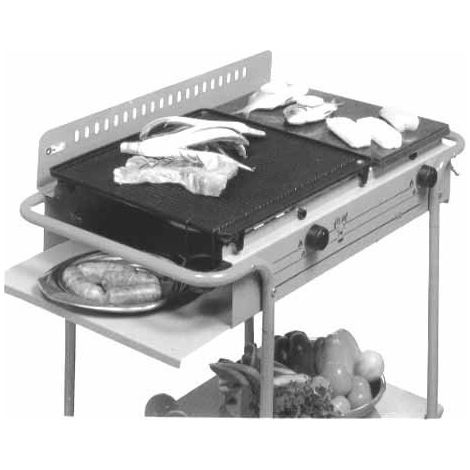 Barbecue Portatile in Valigetta con Dimensioni 48x36x77 cm, Inclusa Filca Salinghi