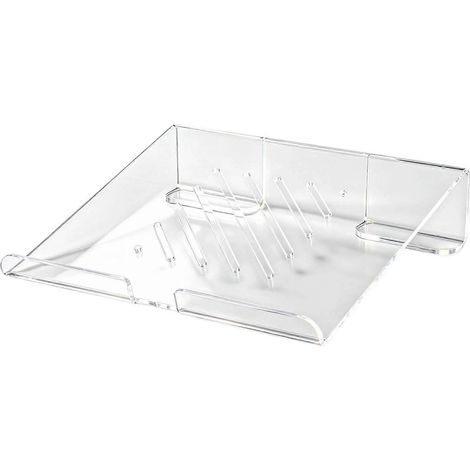 Support pour ordinateur portable en acrylique, rehausseur pour ordinateur portable en acrylique, support transparent pour ordinateur portable destiné aux professionnels (1/5)