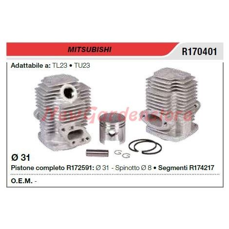 MITSUBISHI Heckenschere TL23 TU23 Kolben Kolbenzylinder R170401