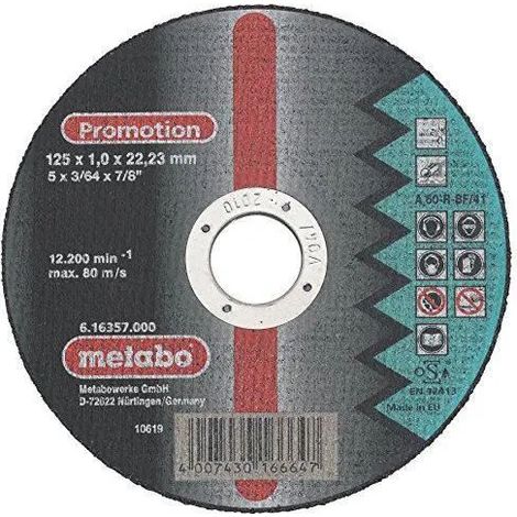 Disque abrasif Metabo pour meuleuse durable performance
