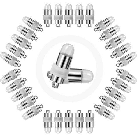 Filiyano-Guirlandes lumineuses pour ballons, 30 mini lanternes LED, micro-lumières LED à piles pour lanternes en papier et ballons (blanc chaud) (1/5)
