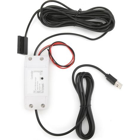 Ouvre-porte de garage intelligent DC5V 1A avec télécommande WiFi et application, câble USB, compatible avec la commande vocale Tuya et Google Home, prise UE 100-240V (1/5)