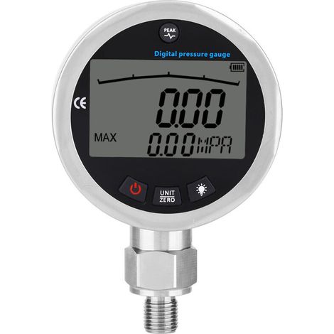 Digital hydraulic pressure gauge 400 BAR 0-40 MPa 5800 PSI with G1/4 connector (1/5)