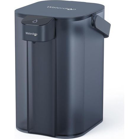 Waterdrop Carafe Filtrante Èlectrique Instantanée 3,5 L, Filtre à Eau de 3 Mois, Système d'Eau Potable Extérieur, Réduit le Calcaire, le Chlore, le Plomb, le Mercure, Bleu (avec Filtre de 1 757L) (1/5)