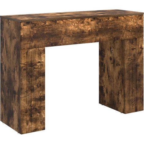Maison Exclusive - Couchtisch Geräucherte Eiche 102 x 35 x 75 cm