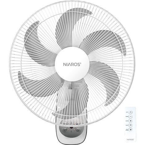 Ventilateur mural Nyota Ø43cm 70W Blanc