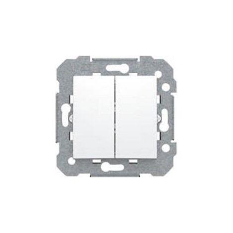 Doble interruptor blanco BJC Viva 23509 (1/2)