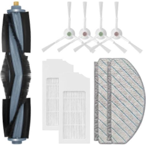 Pour robot DEEBOT T10 PLUS : brosse principale, brosse latérale et filtre HEPA (1/5)