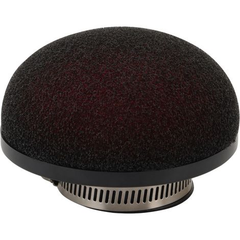 Filtre à air en éponge noire de 42 mm de diamètre, filtre à air universel pour motos et quads, boîtier de filtre à air lavable à haut débit, convient à de nombreux modèles de véhicules. (1/5)