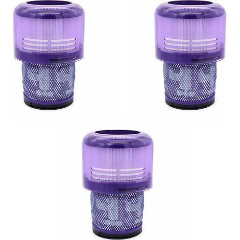 Pack 3 Filtros HEPA para Dyson V11, V15 y V15s Detect Recambio Lavable 970013-02 Alta Filtración Post-Motor (1/5)
