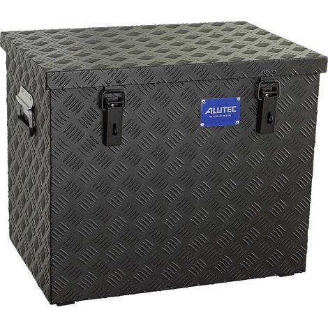 Coffre en tôle à damier Alutec EXTREME 120 41120Black aluminium (L x l x H) 622 x 425 x 520 mm (1/3)