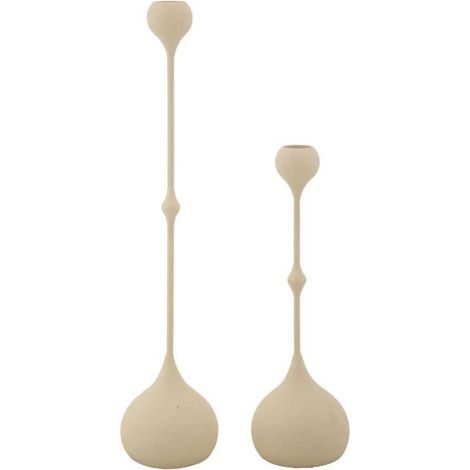 Bougeoir en métal Slimmy (Lot de 2)