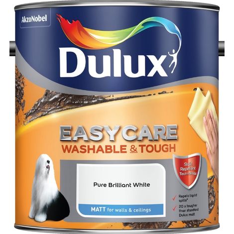 DULUX EASYCARE W&T MATT BRILLIANT WHITE 2.5L
