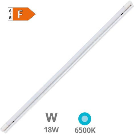 Regleta industrial con tubo LED T8 120cm 18W 6500K (1/5)