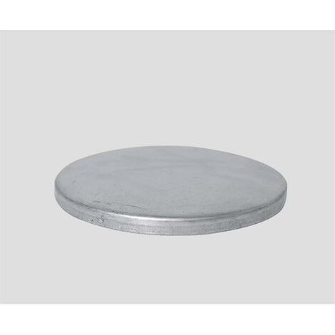 MINKUROW 4 pièces Casquette arrière Colonne Cap Parapet Cap Round Post Diamètre du couvercle 122mm, fine et légère (1/5)