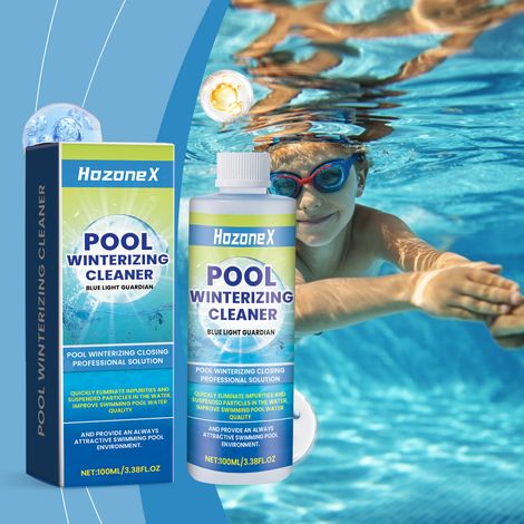 Pool water clarifier for improving the water quality of home, public, and outdoor swimming pools -- 100ml -- BIEMMEDUE (1/5)
