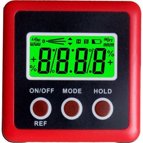 Magnetic angle finder tool for magnetic table saw - Digital inclinometer - 0 to 90 degrees Angle Cube Digital protractor gauge (1/3)
