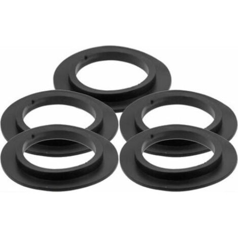 Lot de 5 joints d'étanchéité pour crépine d'évier 54 mm, silicone noir, filtre de bonde, accessoire de plomberie (1/5)