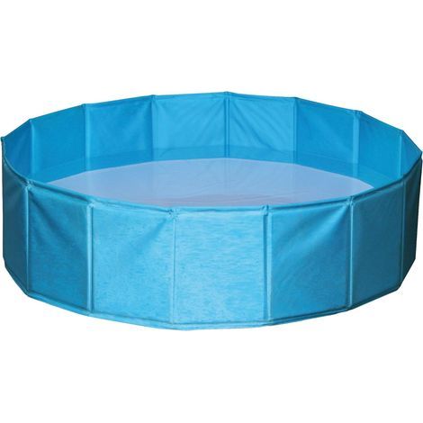 Hundepool, Durchmesser 120 cm, Höhe 30 cm, robustes Kunststoff, Ablassventil, Garten (1/5)