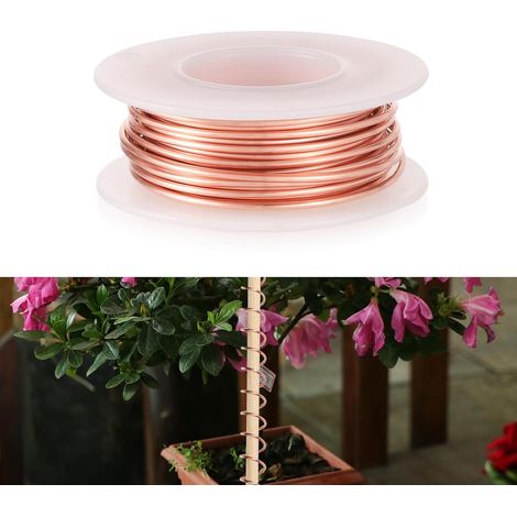 5m Fil Cuivre Jardinage pour Électroculture, 99,9% Pur Calibre 16 Souple Fil Cuivre pour Jardin Culture de Plantes et de Légumes (1/5)
