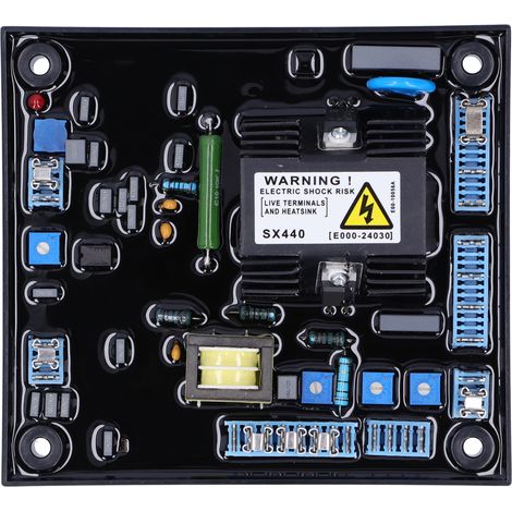 Régulateur de tension automatique SX440, module de régulation sans balais pour groupe électrogène, pièce moteur de rechange (1/5)