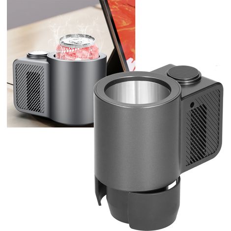 Porte-gobelet à refroidissement rapide, refroidisseur de tasse portable, réfrigérateur de voiture pour les voyages en plein air, prise allume-cigare 12 V (1/5)