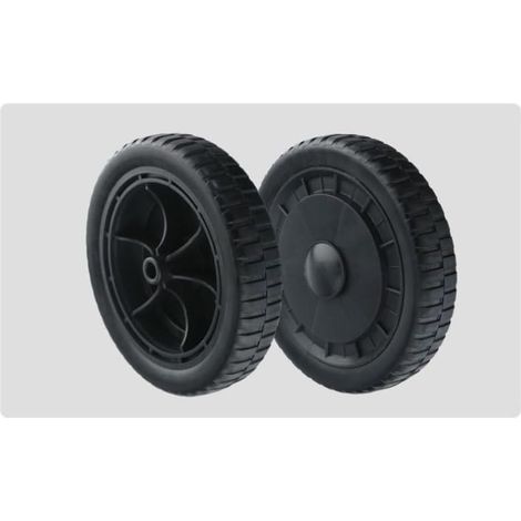 pour roue Pivotante en Plastique 8 Pouces pour Barbecue - Résistante à la Rouille, Roulement Silencieux pour Déplacement pour facile du Gril Terrasse et Jardin(2) (1/5)