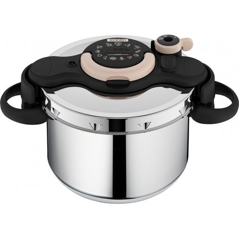 SEB – Autocuiseur inox 6L ClipsoMinut'® Eco Respect+ – Acier inoxydable recyclé – Système de sécurité 5 points – Pour 5/8 personnes (1/4)