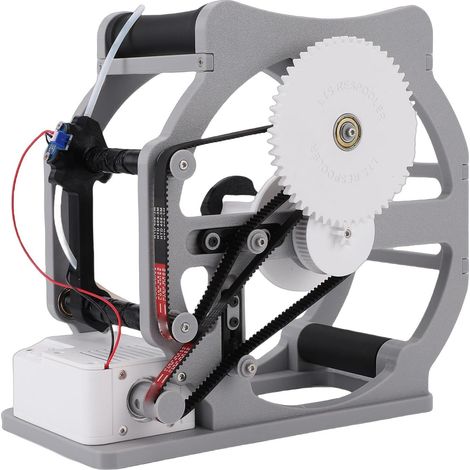 Enrouleur électrique de Bobine de Filament 3D, Fonction D'arrêt Automatique Professionnelle pour 1 Kg PLA PETG ABS Blanc, Idéal pour les Amateurs D' 3D (Prise UE) (1/5)