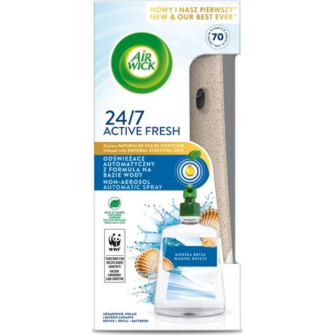 Ambientador Air Wick active fresh sin niebla botón boost (1/3)