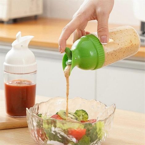 Behälter für Salatdressing, Flaschen für Salatdressing, auslaufsicherer Salatdressing-Shaker (1/5)