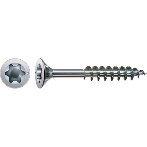 Vite SPAX WIROX Torx - Ø3 x 30 mm - Testa svasata - Filettatura parziale Confezione da 1000 - 0191010300305