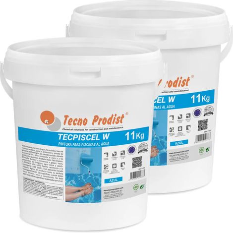 Tecno Prodist Tecpiscel W - Pintura Acrílica de Alta Calidad para Piscinas