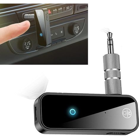 Récepteur Bluetooth 5.0, adaptateur 2 en 1 avec interface 3,5mm, émetteur-récepteur audio AUX pour PC, TV, projecteur, enceinte et casque (1/5)