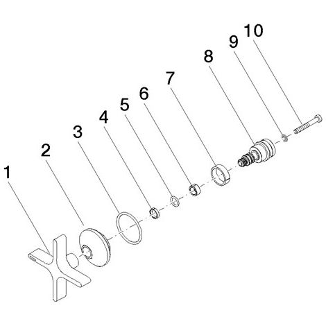 Dornbracht 90208001001-00 Pièces détachées Gr.