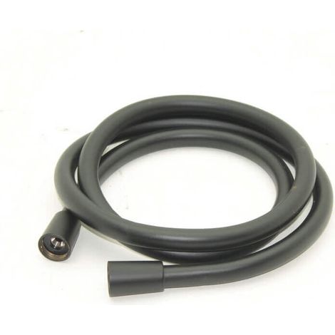 Flexible de bain-douche noir 150 cm (1/2)