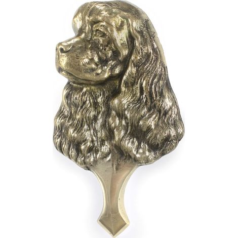 American Cocker Spaniel - Türklopfer mit Hundekopf, Türklopfer aus Messing, Retro-Türdekoration von Art-Dog (1/5)