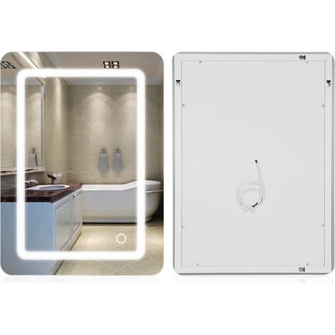 SiFree® Miroir de salle de bain Lumineux LED 9W 70500.4 cm