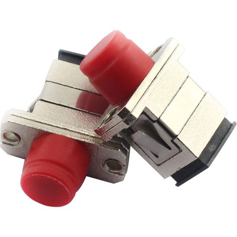 Connecteur de couplage d'adaptateur de fibre optique FC-SC pour la communication numérique 2pcs (1/5)