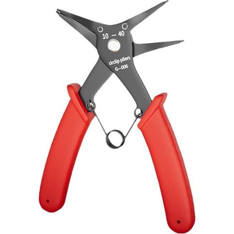 2 en 1 Pinces anneaux Pinces rondes à double usage Élimination d'acier au carbone élevé pour outils à main de réassemblage interne (1/5)
