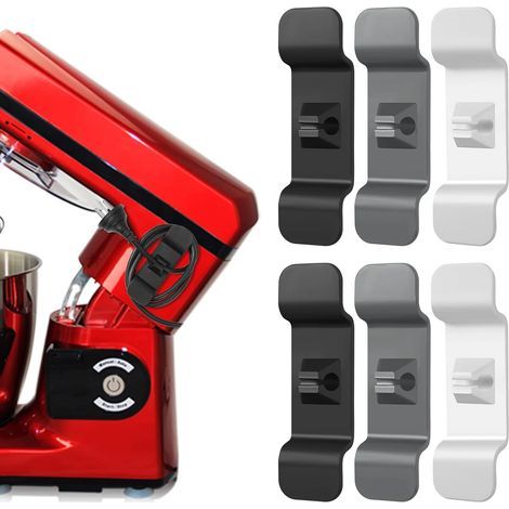 6 Pcs Câble Organisateur, Enrouleur de Cordon, Enrouleur de Câble Gestion, Organiseur pour Câbles Appareils de Cuisine Organiseur pour Les Mixeurs de Cuisine Cafetière Friteuse à Air (1/5)