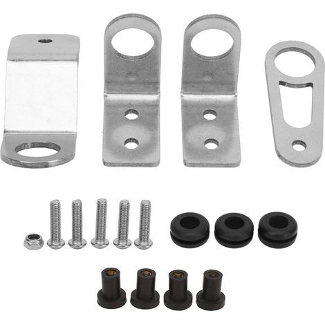 Support de Montage de Radiateur boulonné, Kit de Support de Radiateur, Matériel, Acier Inoxydable, Support Sûr, pour Moteur EG DC2 EK 1992-2000, K20 K24. (1/5)
