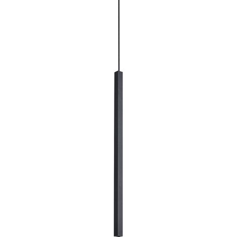 Ideal Lux Sospensione Look 1 luce LED integrato nero vetro metallo