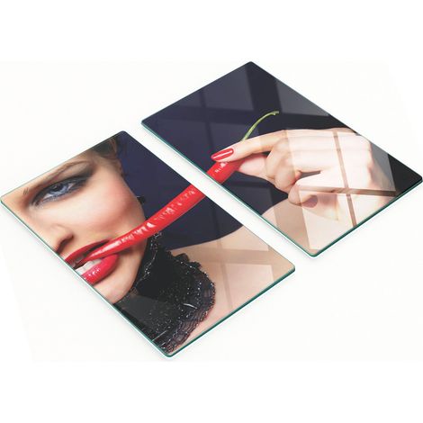 Tablas de vidrio decorativas multifuncionales para cocina Chili Woman 2x30x52 cm